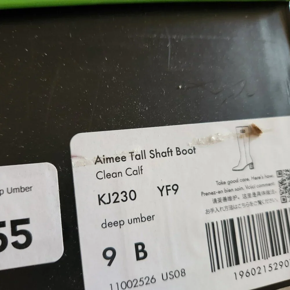 Kate Spade New York Aimee boots. Deep Umber. NIB. Size 9